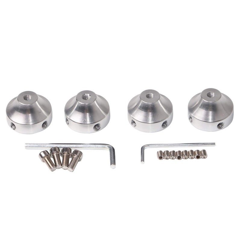 XMMT Chrome Finned Slotted Spark Plug Head Bolt Covers for Harley Touring Electra Glides Road Glides Road Kings 1999-2016,Street Glides & Trikes 2009-2016 - Image 5